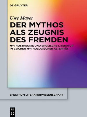 cover image of Der Mythos als Zeugnis des Fremden